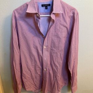 Banana Republic Men's Button Down Shirt Medium Soft Wash Tailored Slim Fit EUC